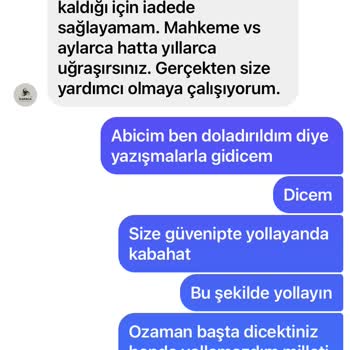 Karaca Teknomarket (Instagram) Instagram Üzerinden Gelen Şüpheli Mesaj Ve Para Talebi