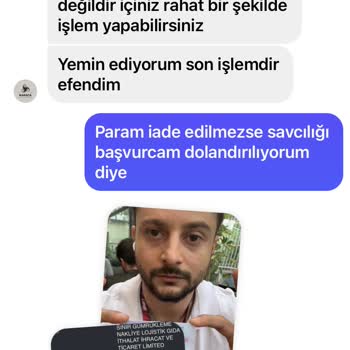 Karaca Teknomarket (Instagram) Instagram Üzerinden Gelen Şüpheli Mesaj Ve Para Talebi