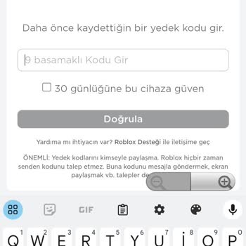 ROBLOX 9 Haneli Yedek Kod