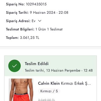 Boyner Yanlış Ürün Gönderim Sonrasında Değişim Yapmaması