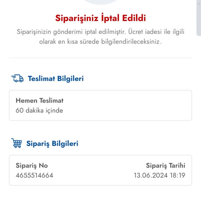Şok Marketler Gelmeyen Sipariş Mağduru