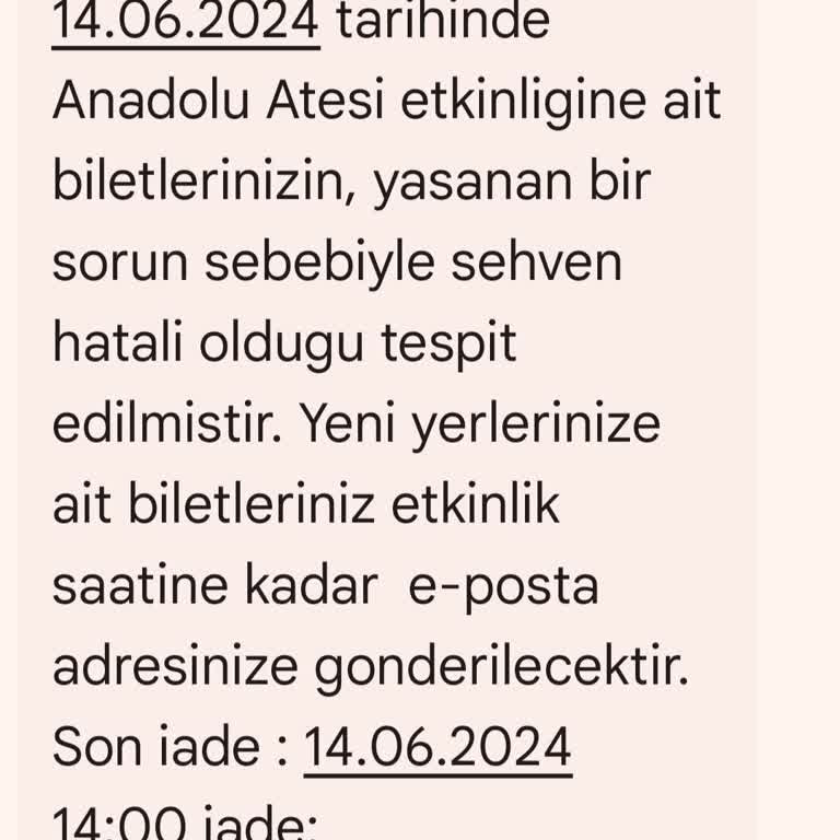 Biletix Etkinlik Günü Biletimi İptal Etti