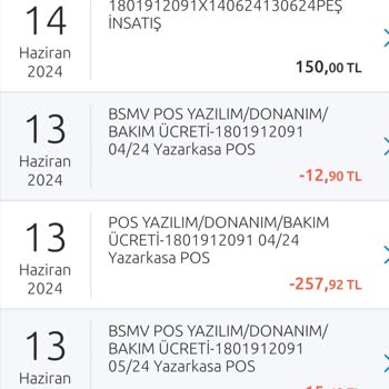 Yapı Kredi Bankası Kullanılmayan Pos Cihazına Defalarca Bakım Ücreti Kesmişler