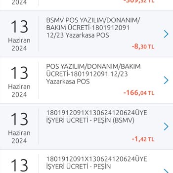 Yapı Kredi Bankası Kullanılmayan Pos Cihazına Defalarca Bakım Ücreti Kesmişler