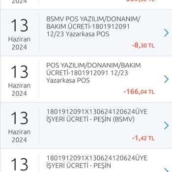 Yapı Kredi Bankası Kullanılmayan Pos Cihazına Defalarca Bakım Ücreti Kesmişler