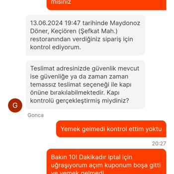 Migros Yemek Ve Maydanoz Döner Sorumsuzluğu