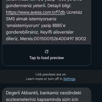 Vodafone, 4425 Ve 4566 Akbank Servislerine SMS Göndermemi Engelliyor.