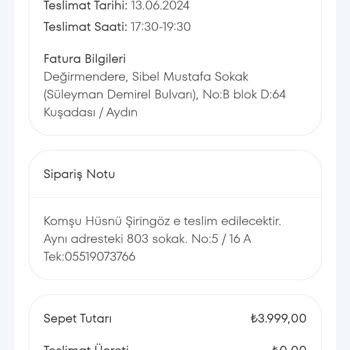 A101 Parası Ödenip Adrese Teslim Edilmesi Gereken Kiwi Su Sebilinin İptali