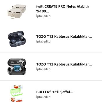 Amazon Sürekli Siparişlerimi İptal Ediyor