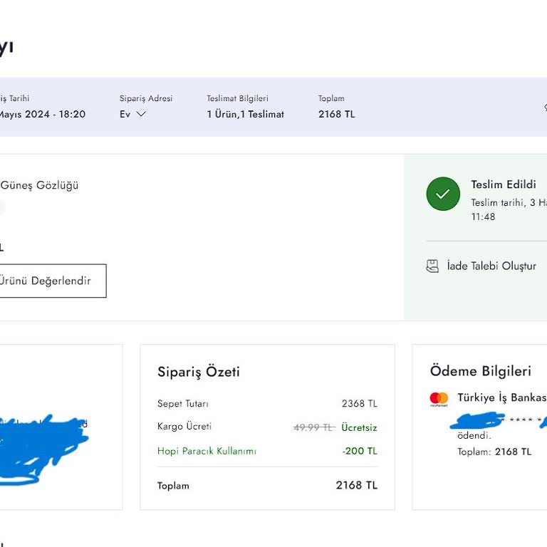 Boyner Para İademi 1 Aydır Alamıyorum