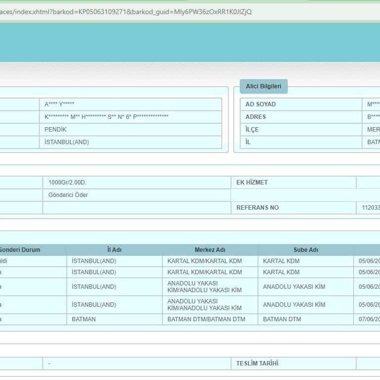PTT Kargo Gönderimi Dağıtıma Çıkarmıyor