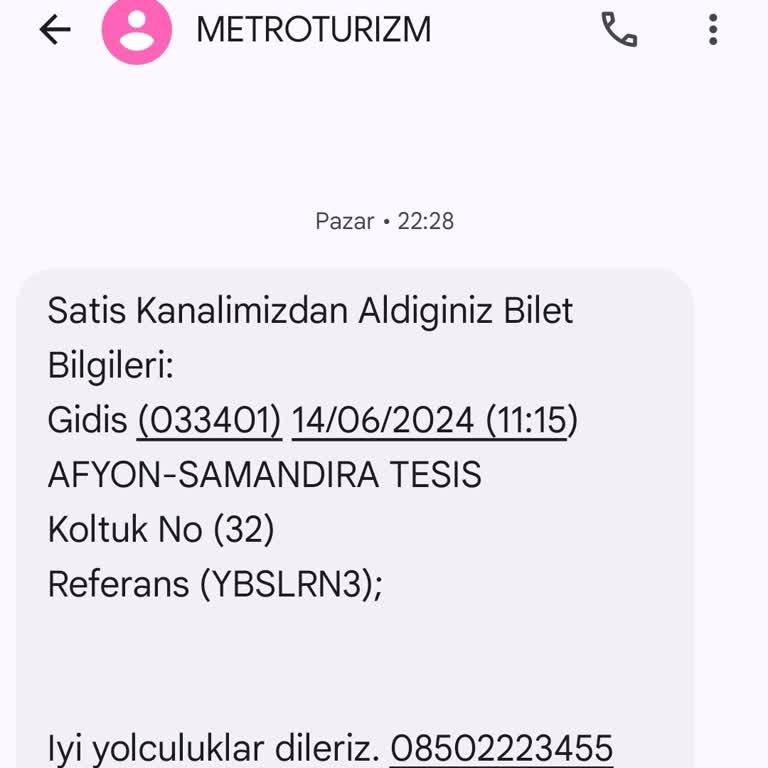 Metro Turizm Otobüs Beklemedi, Mağdur Edildim!