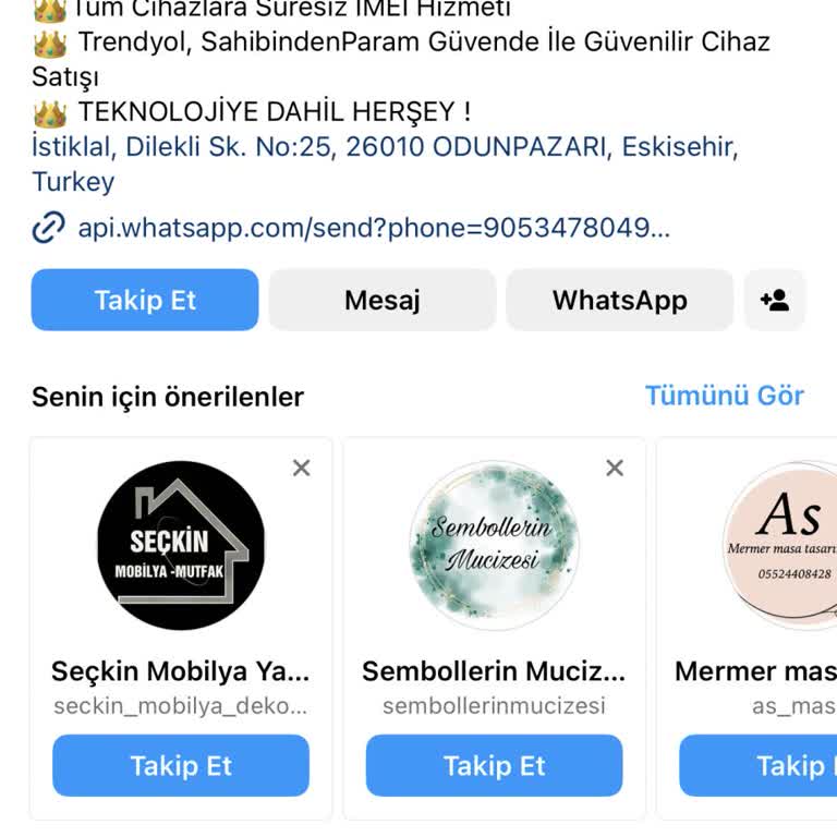 Sezen İletişim (Sezengsmiletisimm) Imeı Kaydı Yanıltması