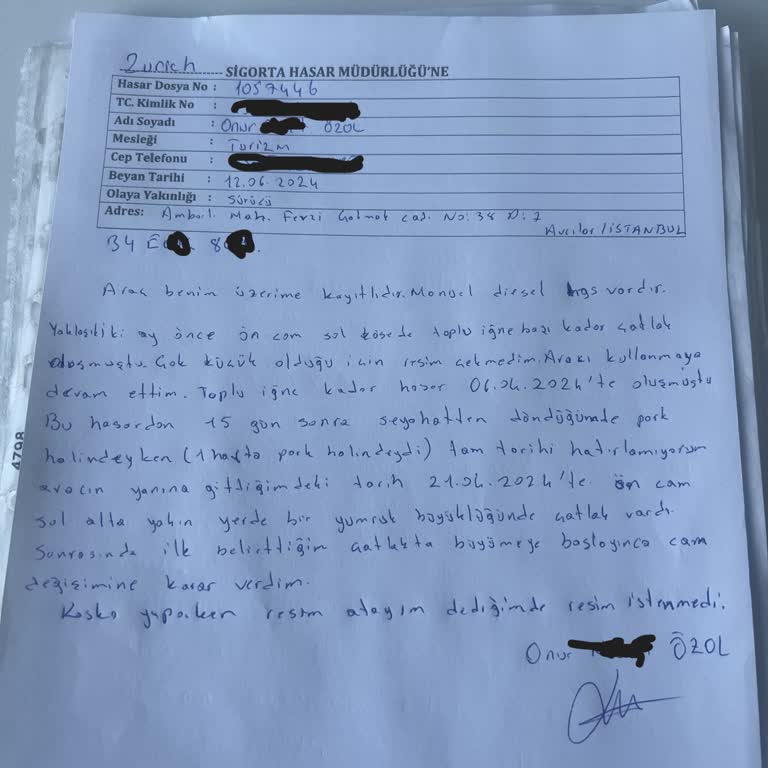 Poliçesinin Arkasında Durmayan Zürih Sigorta