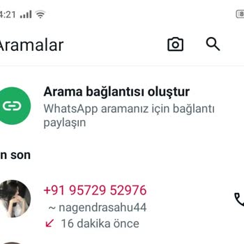 WhatsApp Yine WhatsApp Yine Yabancı Ülkeden Gelen Arama...