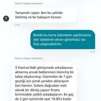 Amazon Yapılmayan Para İadesi Ve Sürekli Yanlış Bilgilendirme