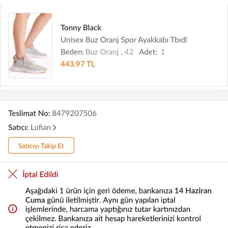 Trendyol İptal Sıkıntısı Para Zamanında İade Edilmiyor