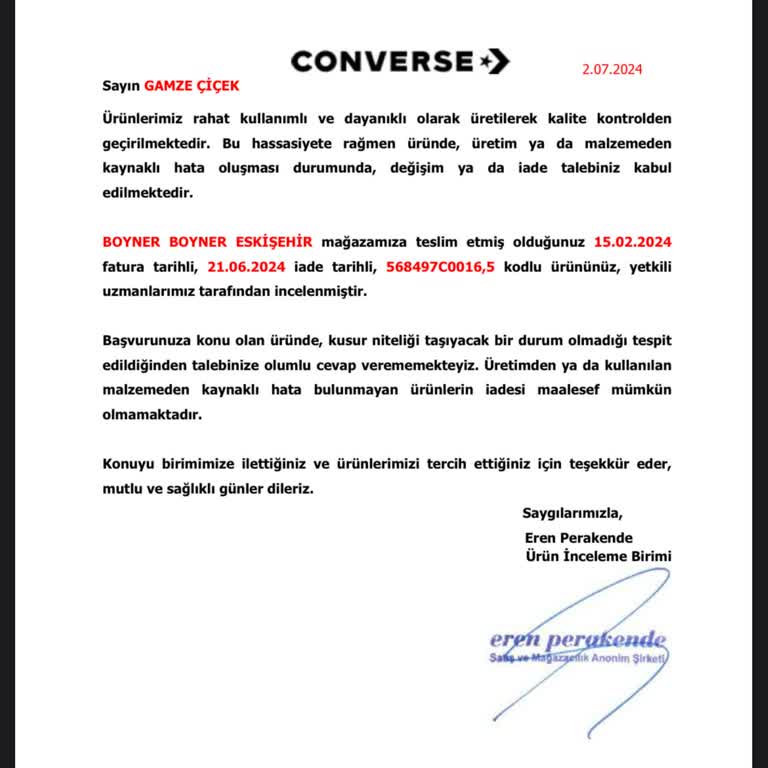 Converse'in Arka İç Kısmı Açıldı