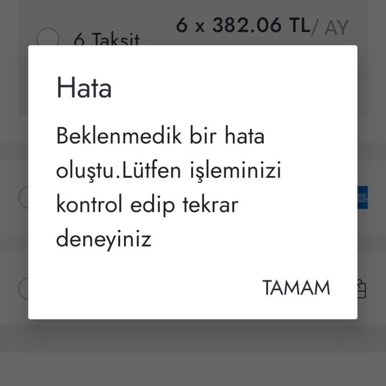 Boyner Mobil Ve Web Uygulama Hatası
