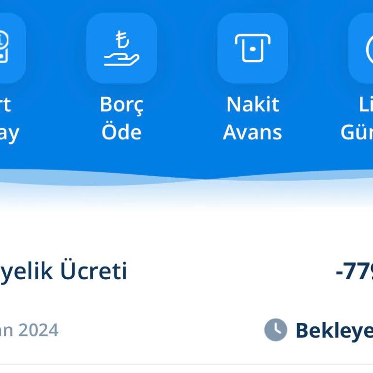 Denizbank Yıllık Kart Ücreti