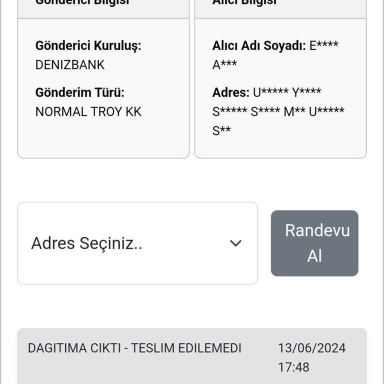 Kuryenet Teslimat Sorunu Mağduriyeti