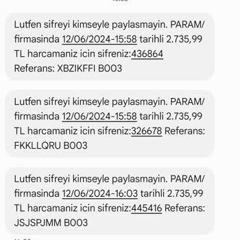 Param Para İadesi İstiyorum