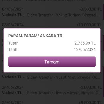 Param Para İadesi İstiyorum