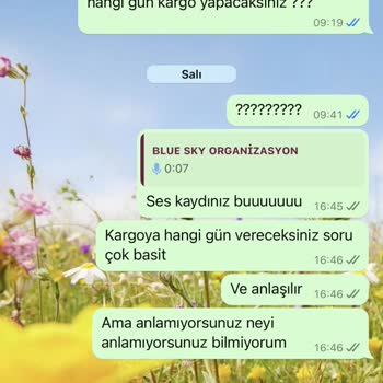 Blue Sky Organizasyon Hayal Kırıklığı Yaratan Müşteri Deneyimi Ve Güven Sorunu