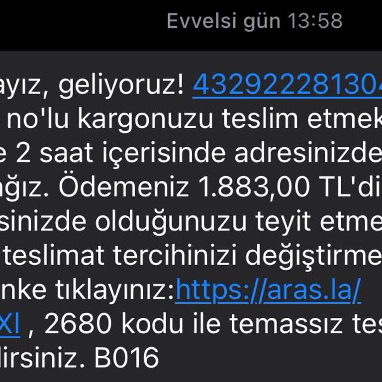 Aras Kargo, Kargomu Teslim Etmiyor