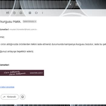 Hotiç' Ten İnternet Alışverişinde İkinciye % 50 Kampanyasına Aldanma.