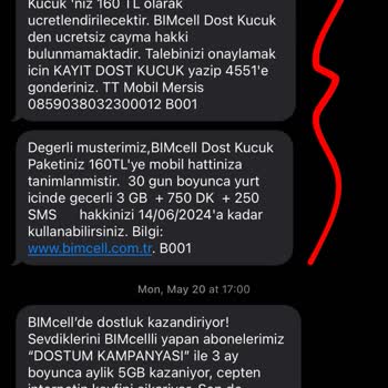 Bimcell'in Tüketiciye Yaşattığı Mağduriyeti