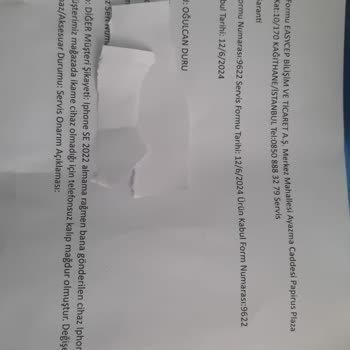 EasyCep Kendi Hatası Olmasına Rağmen Beni Mağdur Ediyor