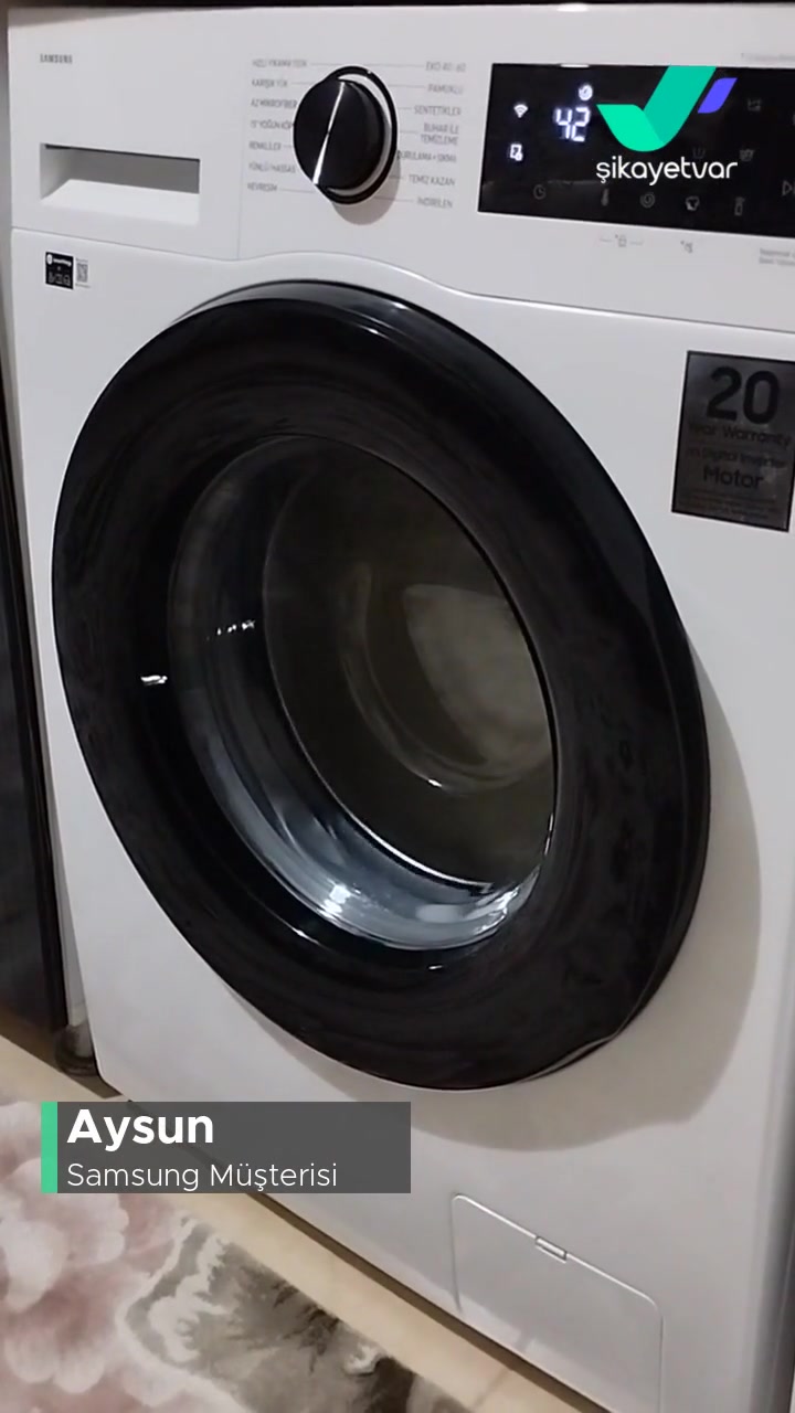 Samsung Hata Kabul Etmiyor, Tambur Vurması Lekeler Çıkmıyor Ama Normal videonun kapak resmi