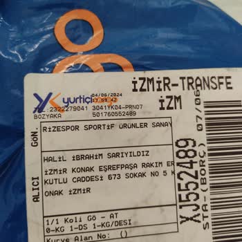 Atmaca Spor Mağazası Sipariş Ettiğim Formalar Defolu İade Talebinde Bulunuyorum