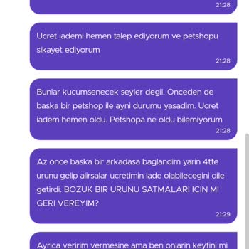 Getir Tarihi Geçmiş Ürün, Ücret İadesi Yok, Hayvan Sagligi Tehlikede