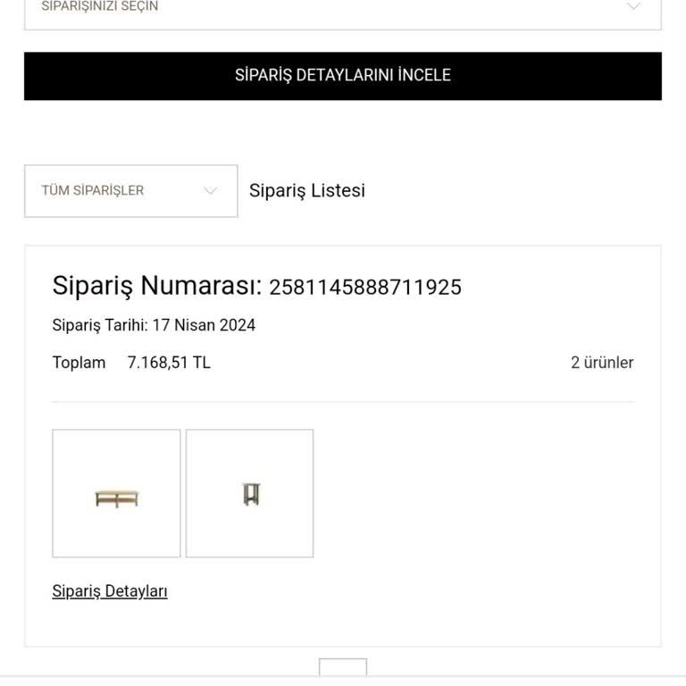 Kelebek Mobilya Sipariş Teslim Sorunu