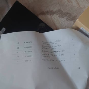 Gratis Eksik Ürün Gönderdi