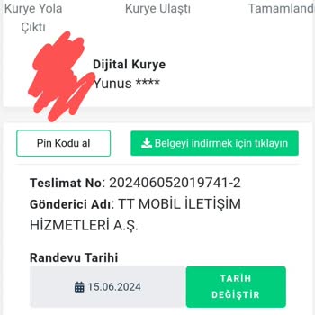 Türk Telekom Dijital Kurye Sim Kartımı Teslim Etmiyor