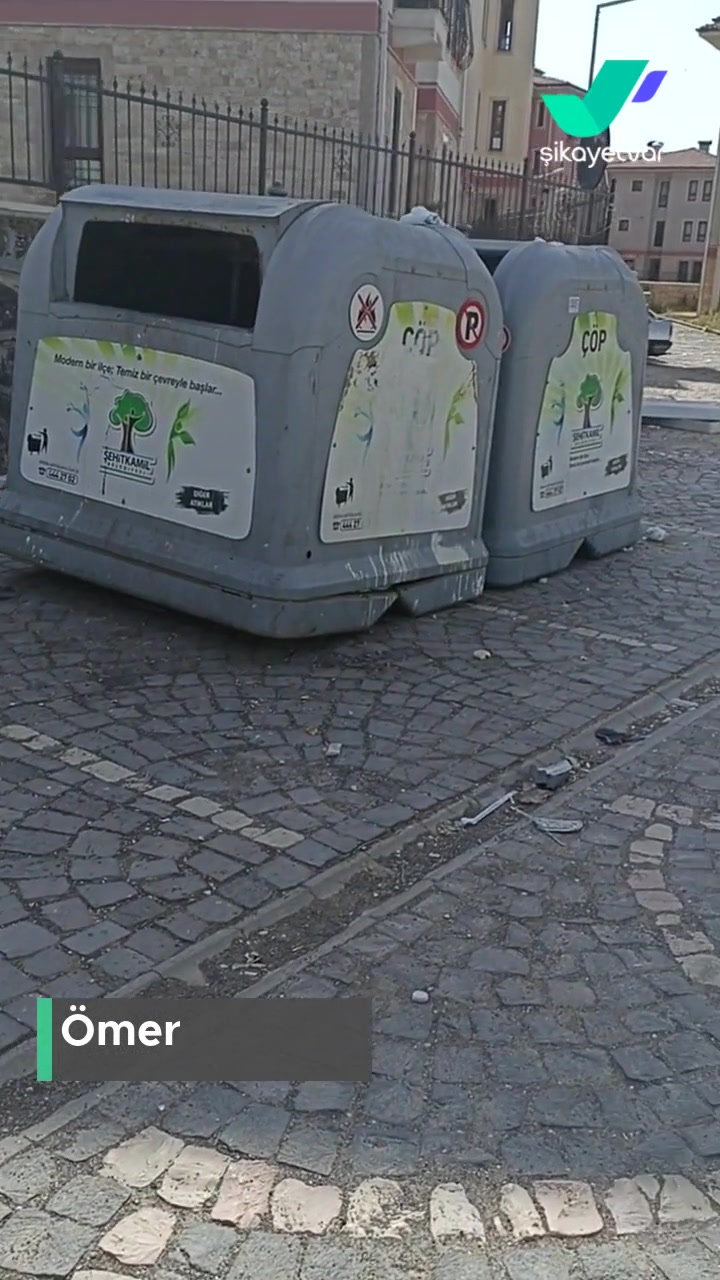 Şehitkamil Belediyesi Çöp Konteynerleri videonun kapak resmi