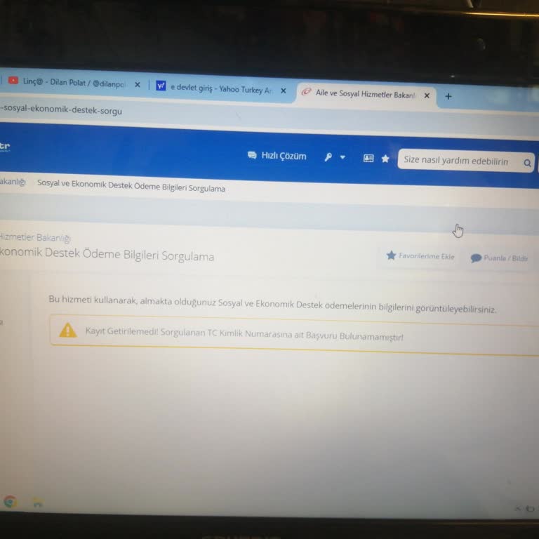 Aile ve Sosyal Hizmetler Bakanlığı Sed Ödeme Sorunu