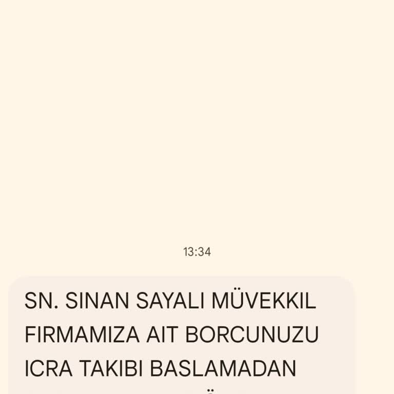 Metka Hukuk (SMS) Yanlış Sipariş Ve Haksız Borç Talebi