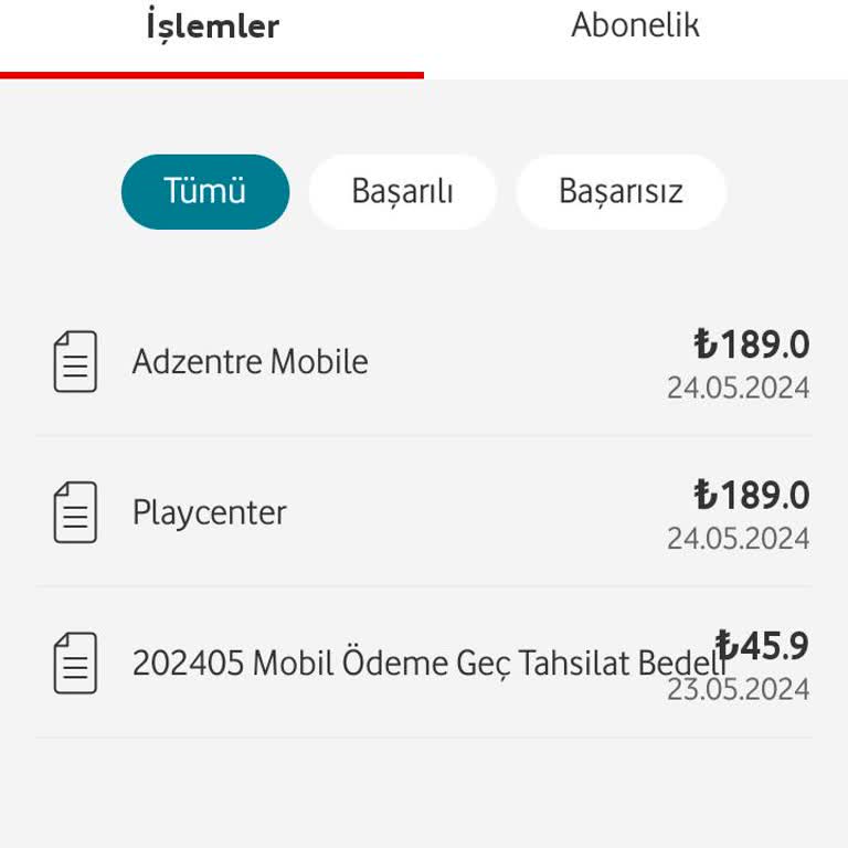 Playcenter Habersizce Abone Yapılmışım