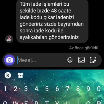 Sina Pazarlama Reklam Shinystep'ten Aldığım Ayakkabı Ve İade Sorunu