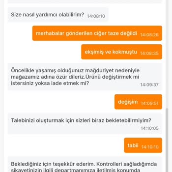 Migros Ürün Değişimi Ya Da İadesi Olmaması