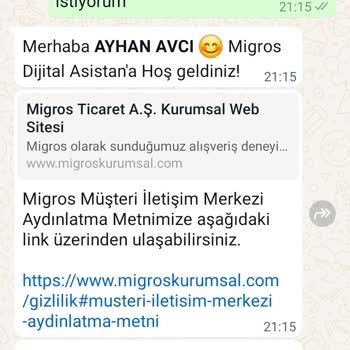 Migros Ürün Değişimi Ya Da İadesi Olmaması