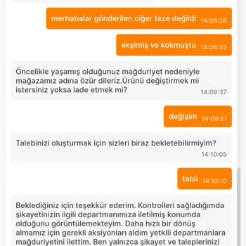 Migros Ürün Değişimi Ya Da İadesi Olmaması