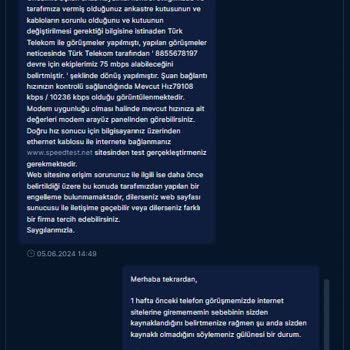 Comnet Sitelere Erişim Kısıtlaması, Verimsizlik, Kötü Hizmet Ve Üslup Sorunu