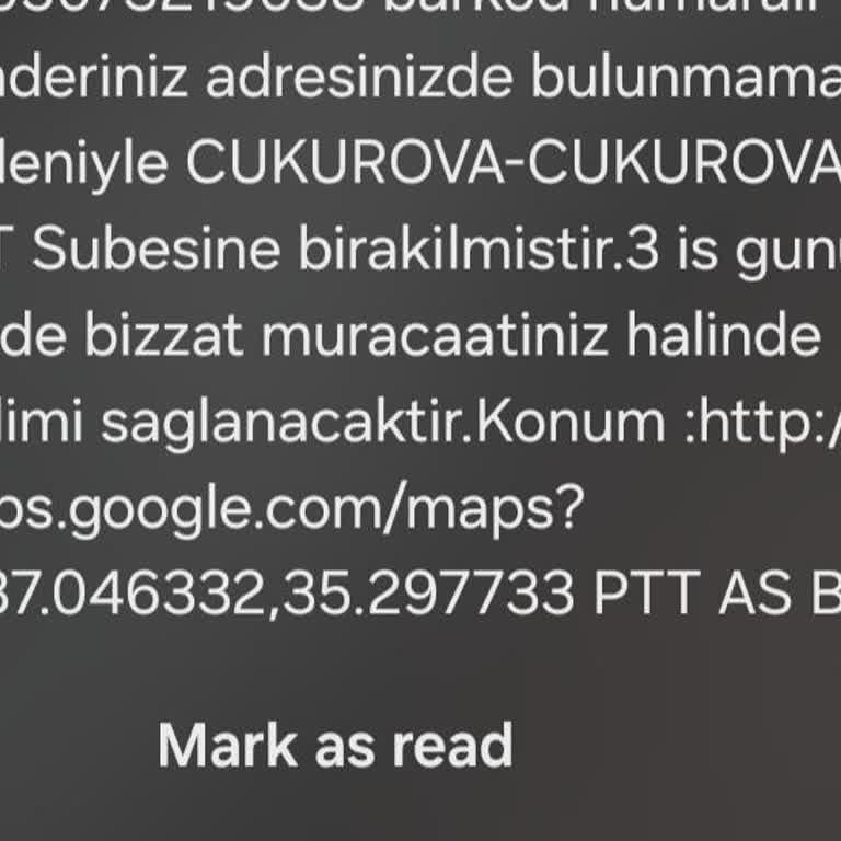 PTT Kargo Kargom Eve Gelmemesine Rağmen Bizi Evde Bulamadıklarını Söylediler