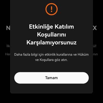 Okx TR Kampanya Katılamıyorum