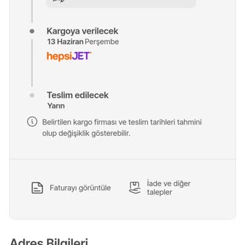 Hepsiburada Söylenilen Tarihte Ürünümü Teslim Etmedi Mağdur Etti